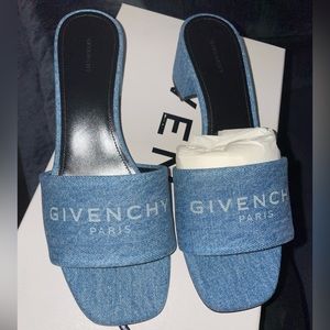 GIVENCHY
Denim 4G Heeled Mules